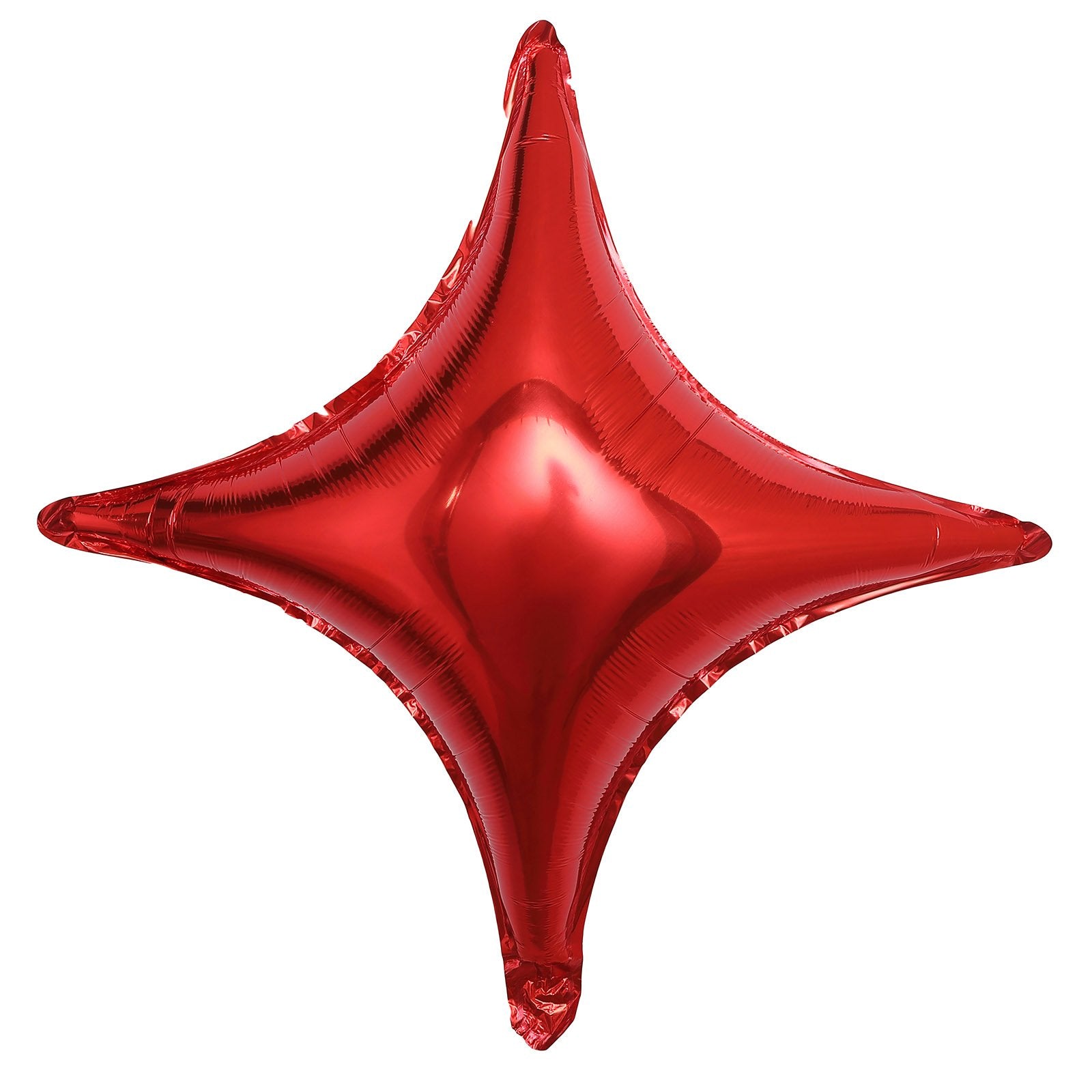 Red Starpoint Foil Balloon 24"