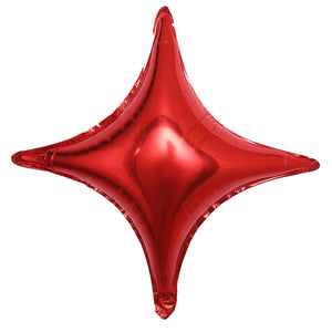 Red Starpoint Foil Balloon (Choose Size)