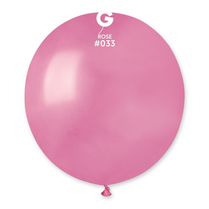 Metallic Balloon Rose #033 - 19 in.