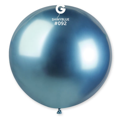 Shiny Blue Balloon 31 in.
