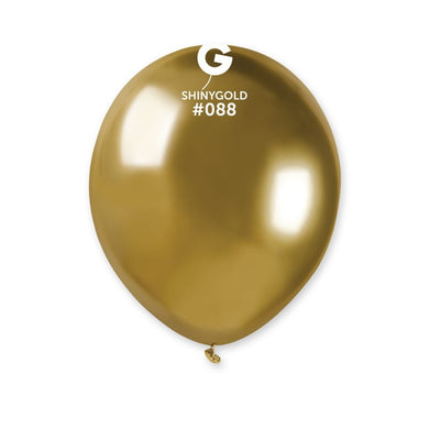 Shiny Gold Balloon 5 in.