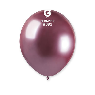 Shiny Pink Balloon 5 in.