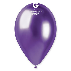 Shiny Purple Balloon 13 in.