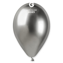 Load image into Gallery viewer, Shiny Silver Balloon 13 in.