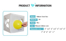 Load image into Gallery viewer, Balloon Sizer - Calibrator Set (Plastic)