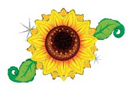 Linky Sunflower Foil Balloon 46 in.