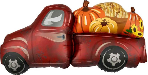 Farm Market Truck Foil Balloon 37 in.