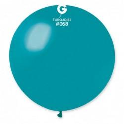 Solid Balloon Turquoise #068 - 31 in. (x1)