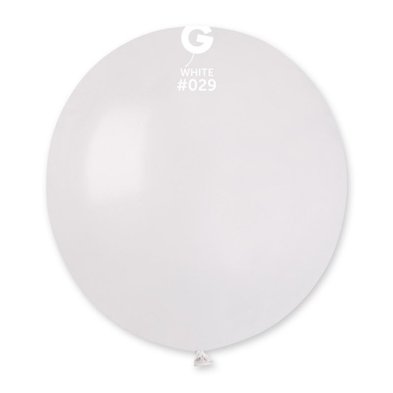 Metallic Balloon White #029 - 19 in.
