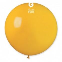 Solid Balloon Yellow #003 - 31 in. (x1)