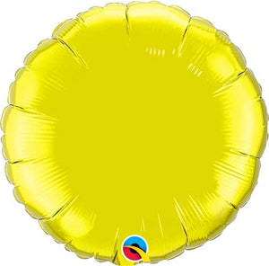 Round Solid Foil Balloon 18 in. (Choose Color)